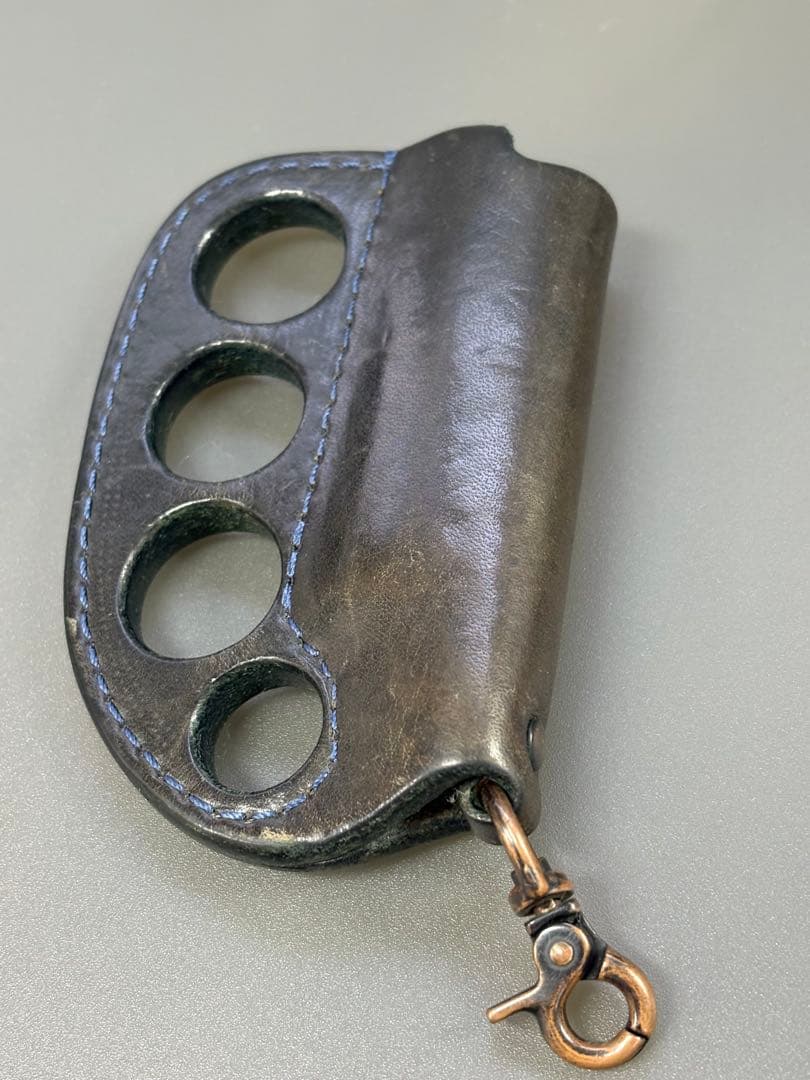 《blackmeans》LEATHER KNUCKLE CASE No1461