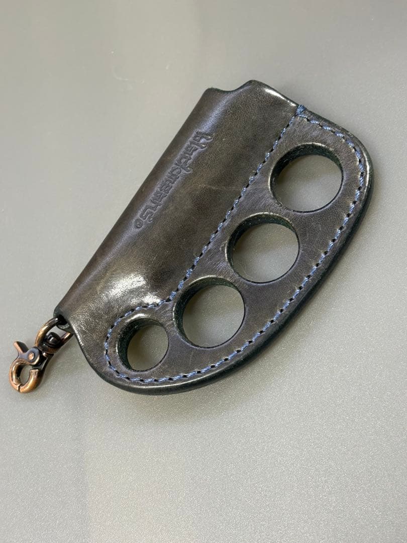 《blackmeans》LEATHER KNUCKLE CASE No1461