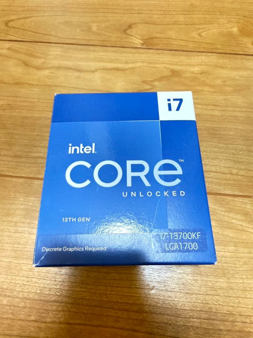 Intel i7-13700KF CPU 動作確認済み 13世代高性能CPU