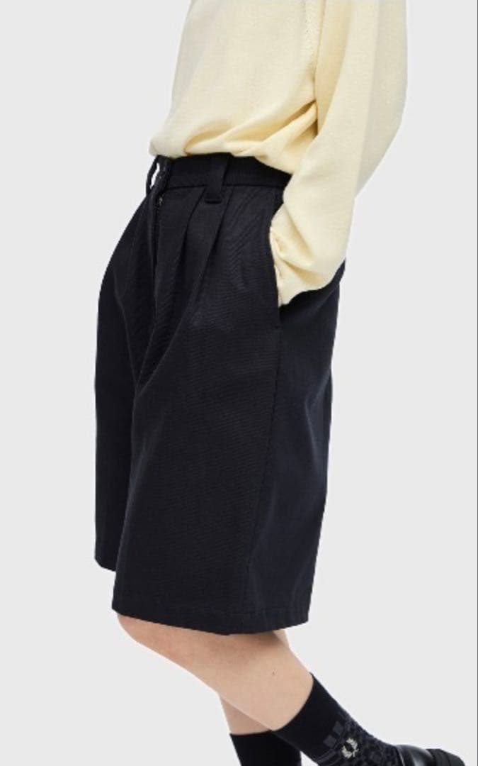 FRED PERRY フレッドペリー ハーフパンツ ブラック Mサイズ ロゴ