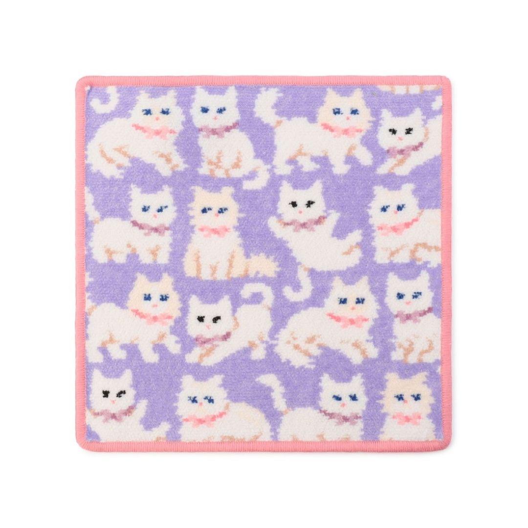 完売品　レア　ラブラリー　フェイラー　モフモフネコチャン　ハンカチ　２枚