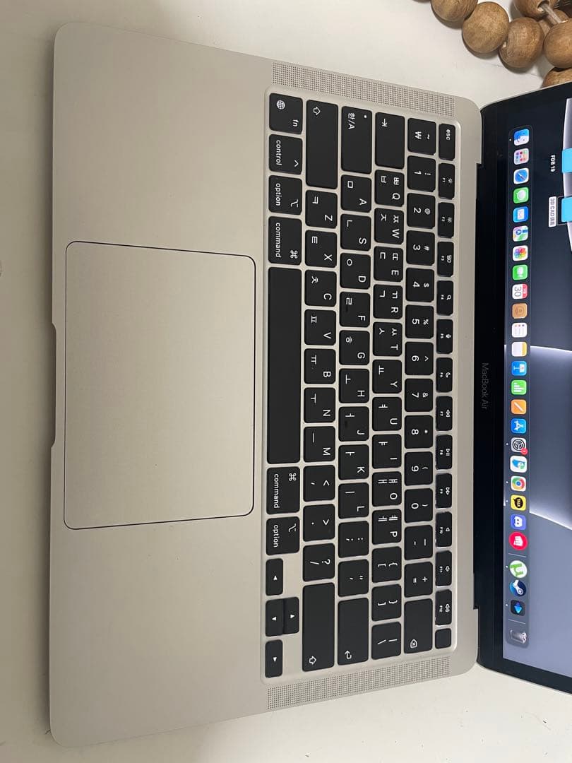 MacBook Air M1 13 256GB シルバー 韓国語キーボード箱付き