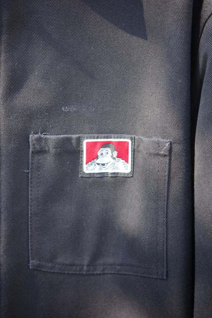 BEN DAVIS 　ブラック カバーオール　 L 　ベンディビス