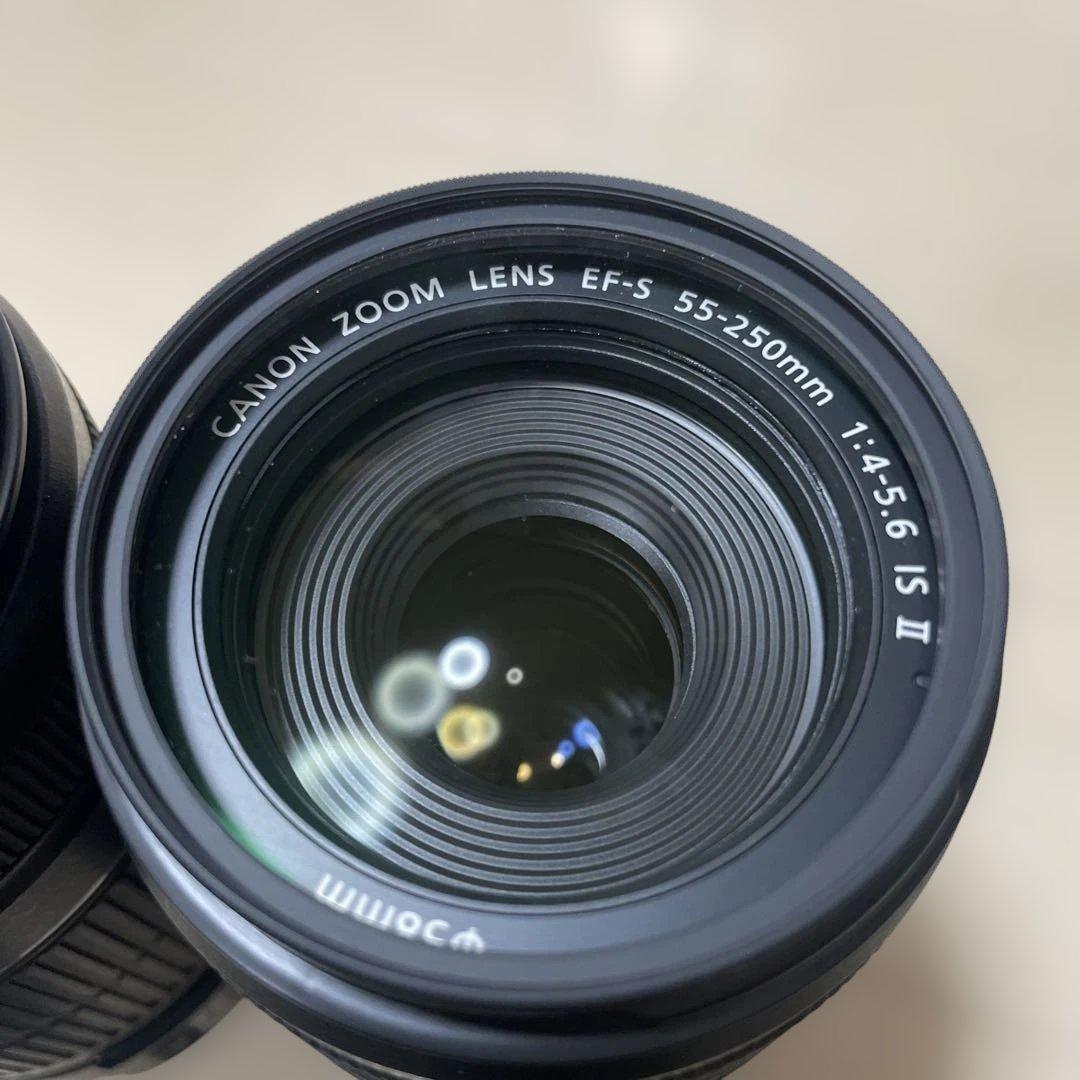 Canon EF-S 55-250mm IS2 ズームレンズ　2本