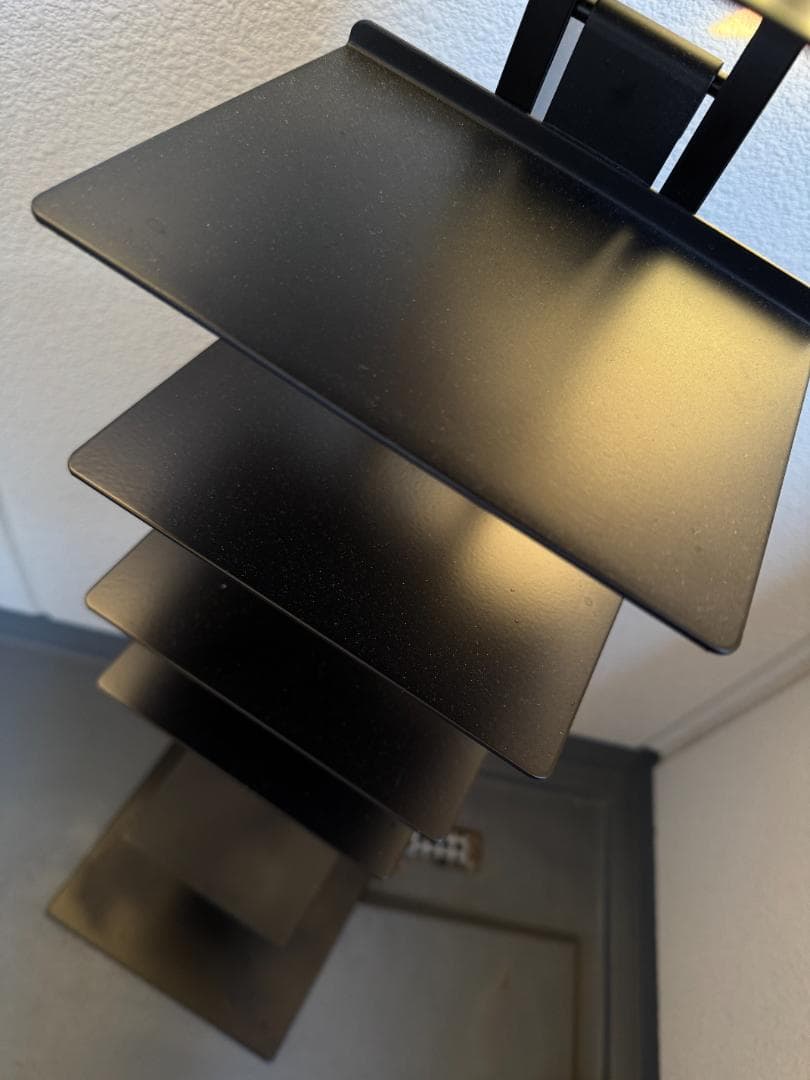 中古美品 ルネセイコウ タワーシェルフ シャトーブラック SHT-130