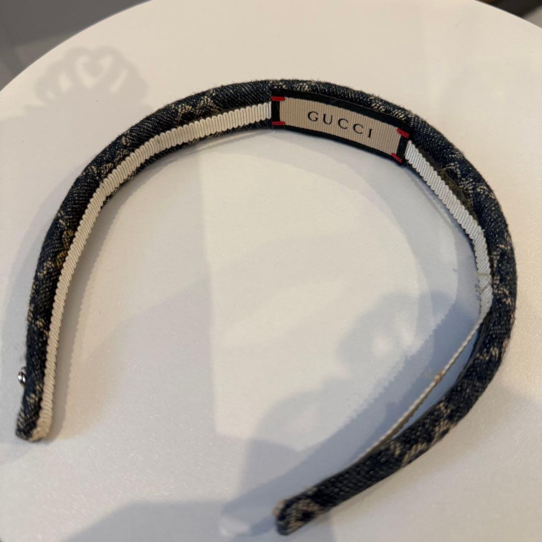 GUCCI デニムカチューシャ