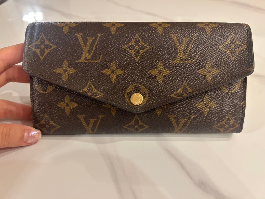 美品　ルイヴィトン ポルトフォイユ サラ長財布 ピンク