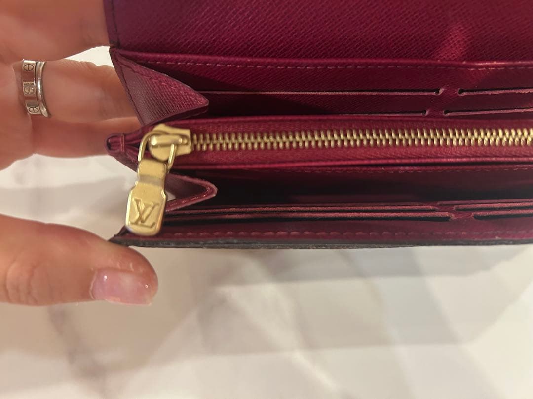 美品　ルイヴィトン ポルトフォイユ サラ長財布 ピンク
