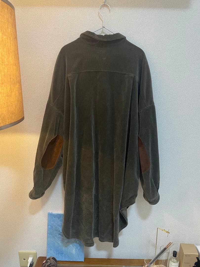 最終値下げ kapital スラッピーシャツ　コーデュロイ　カーキ