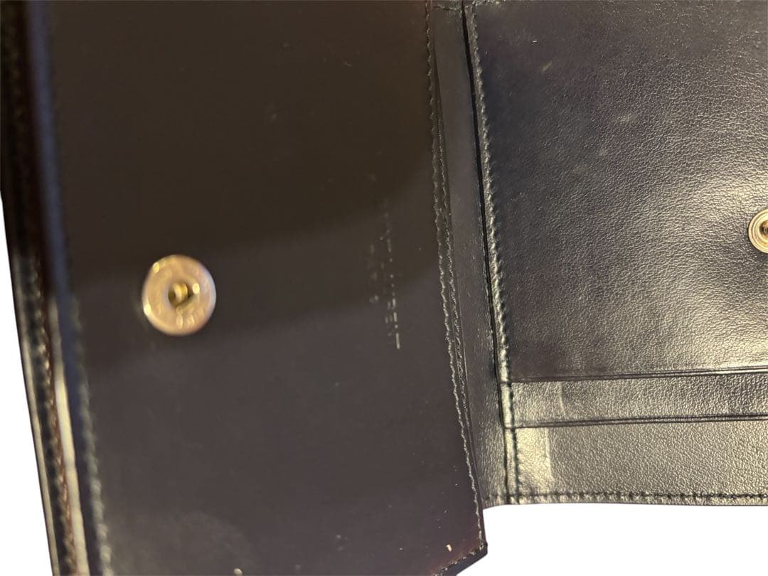 美品‼️SAINT LAURENT ネイビー　名刺入れ