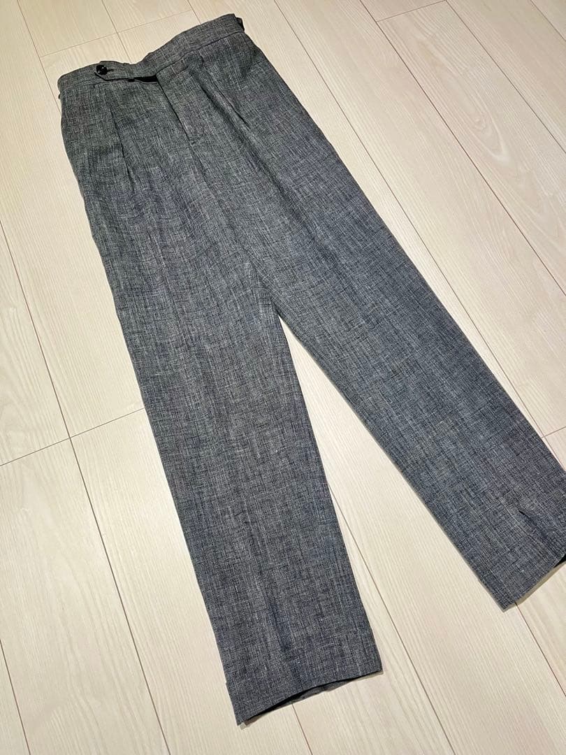 GTA SERGIO ウールリネンシルクスラックス サイズ44