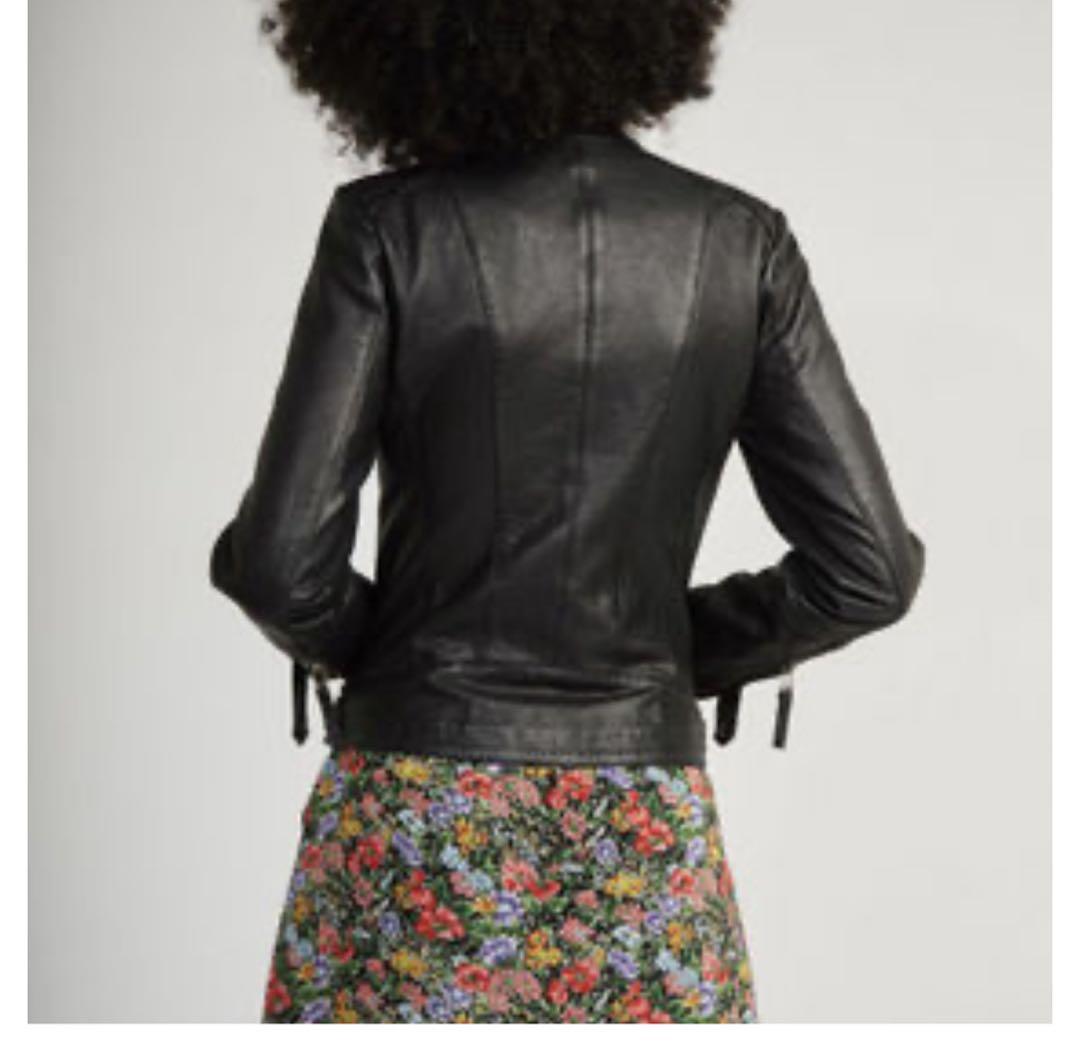 早い者勝ち★新品未使用☆NAF NAFレザーフィットジャケット36