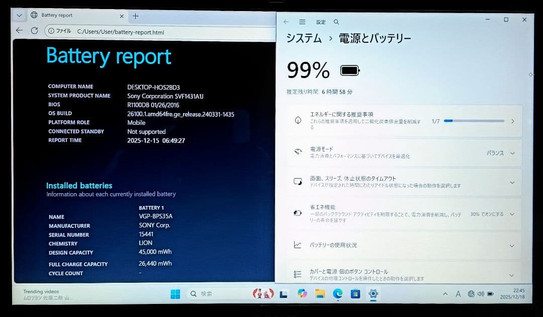 SONY VAIO Corei5 メモリ16GB SSD512GB Webカメラ
