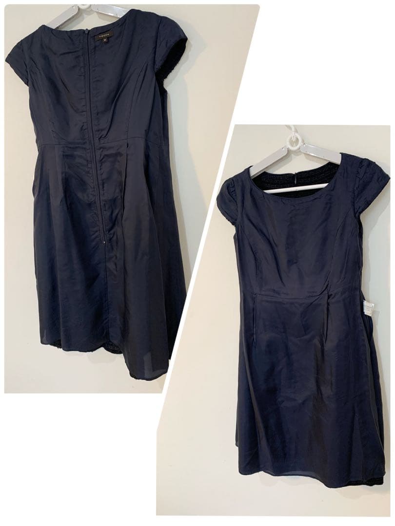 ◆トッカTOCCA【定価10万円程】素敵なツイード素材アンサンブル★JKTワンピ