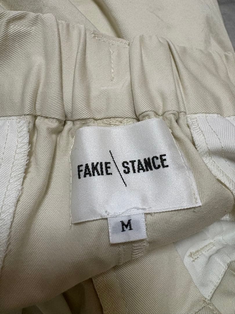 FAKIE STANCE D-40 chino ホワイト フェイキースタンス