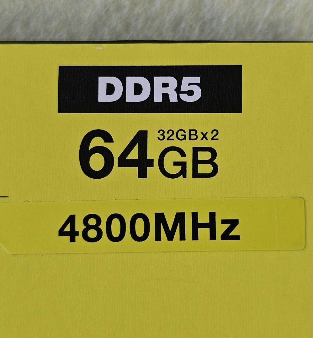 メモリー Corsair SODIMM DDR5 64GB 4800MHz