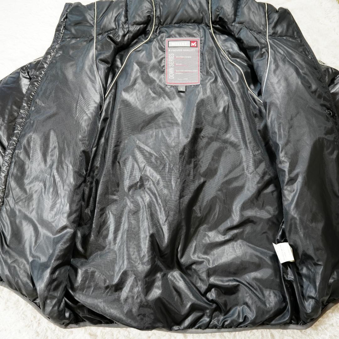【美品】MILLET　ミレー　防水シェルダウンジャケット　Lサイズ　ブラック