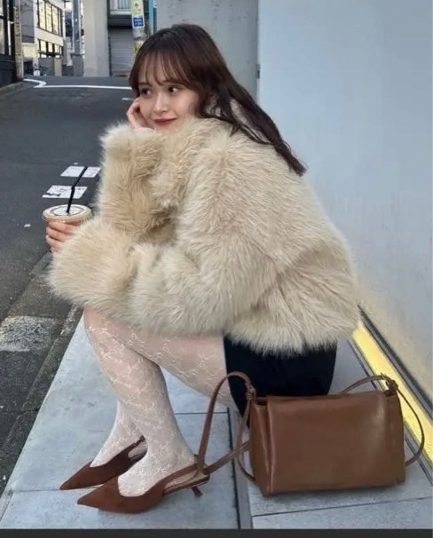 【mystic】ショートファーコート