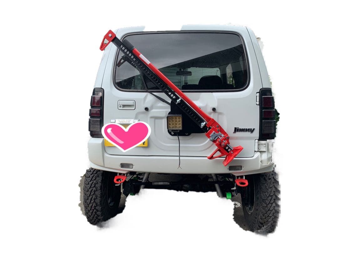 ☆ジムニー☆jimny☆JB23☆ハイリフトジャッキホルダー☆スコップホルダー☆