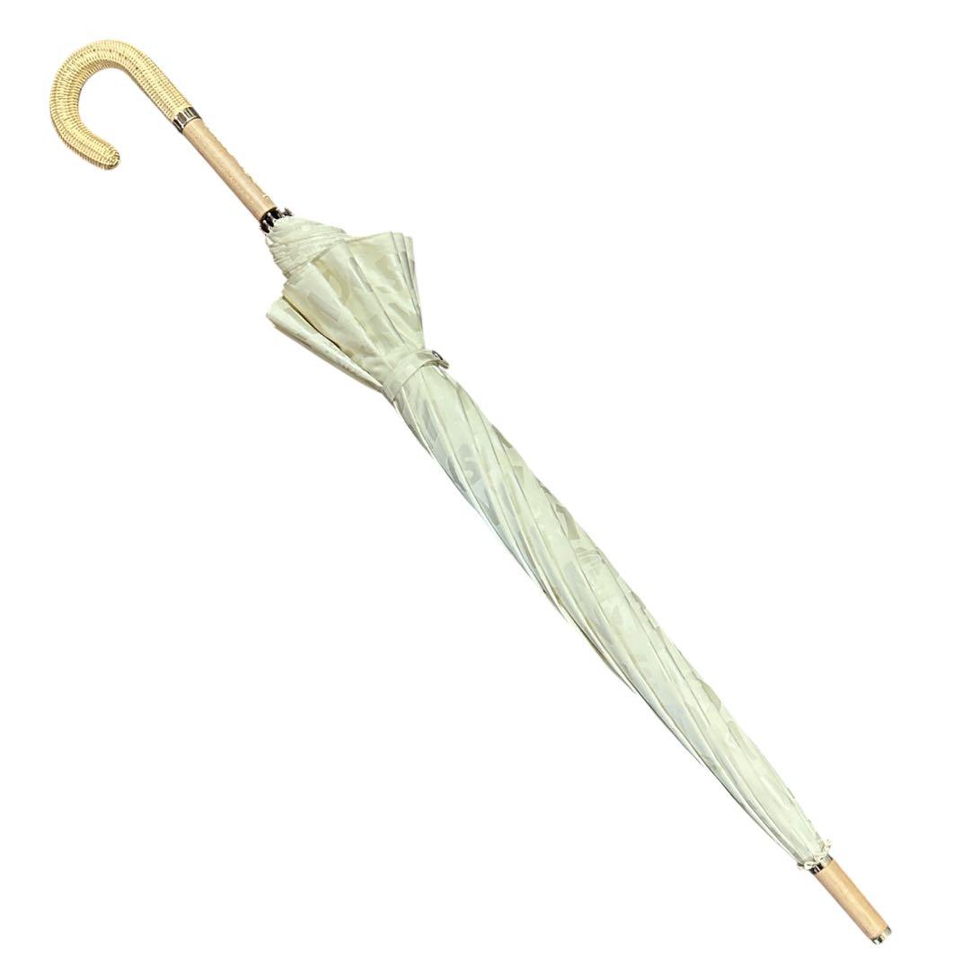 Vivienne Westwood 長傘 パゴダ ラタン巻きハンドル 薄ベージュ