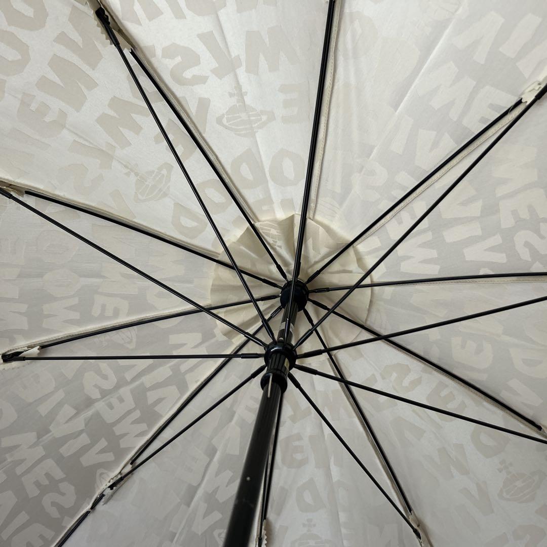 Vivienne Westwood 長傘 パゴダ ラタン巻きハンドル 薄ベージュ