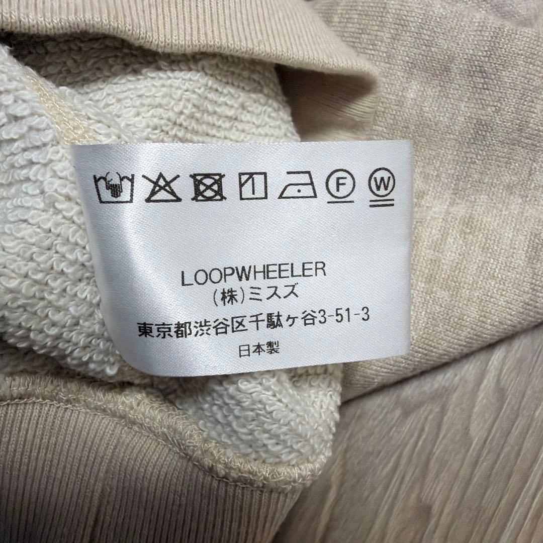 LOOPWHEELER シルクウールコットン(LW223) ベージュ