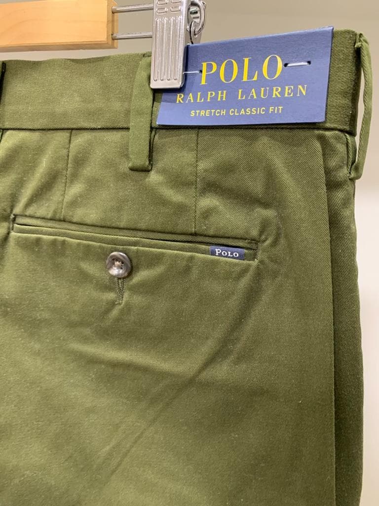 新品 34 インチ ポロ ラルフローレン POLO チノ パンツ