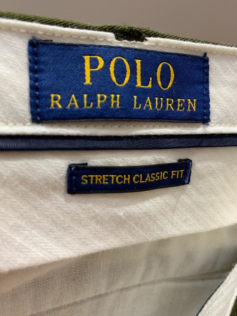 新品 34 インチ ポロ ラルフローレン POLO チノ パンツ