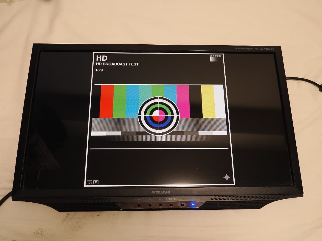 3D眼鏡ありMITSUBISHI RDT234WX-3D(BK) 23.4インチ