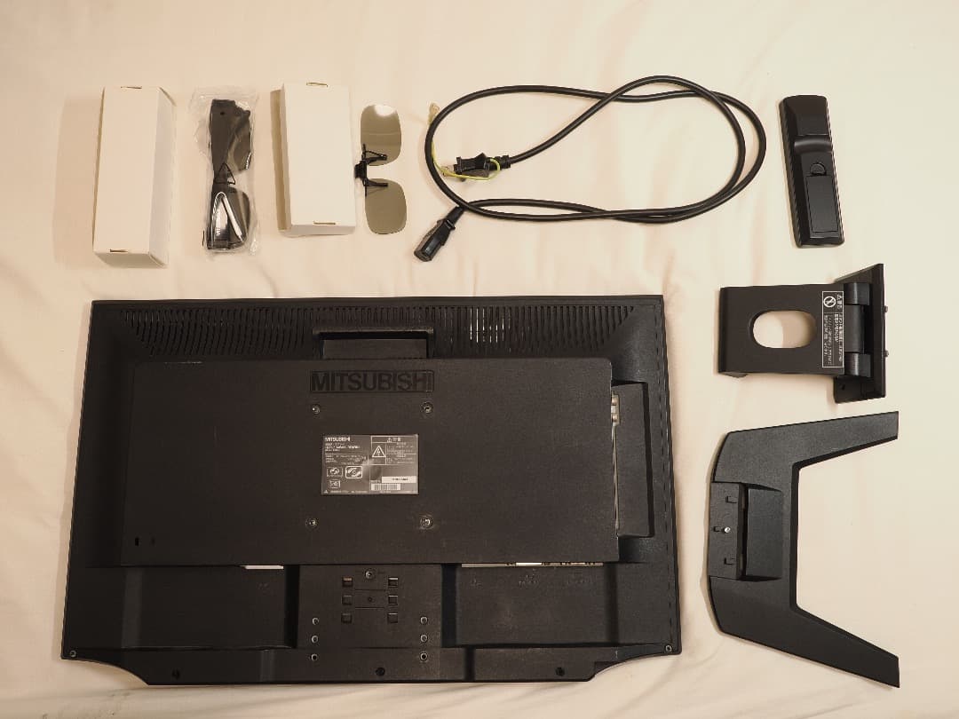 3D眼鏡ありMITSUBISHI RDT234WX-3D(BK) 23.4インチ