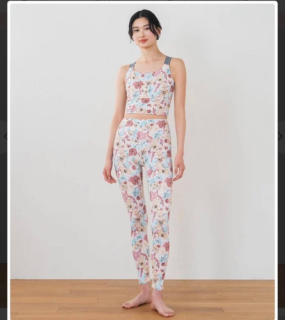 【SUKALA】ミックスフラワープリントレギンス