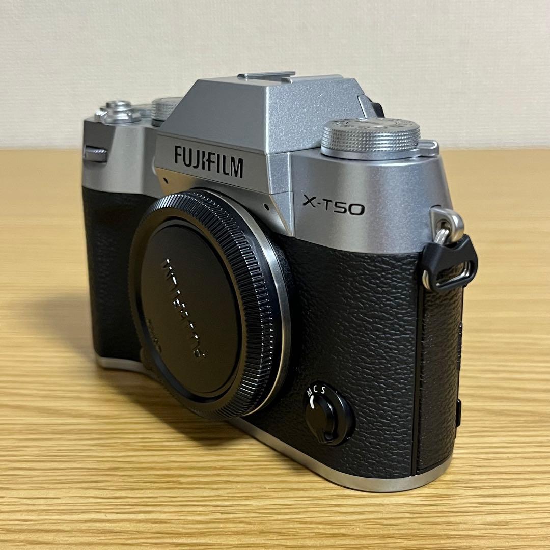 【メーカー保証有】 X-T50 FUJIFILM 本体 シルバー 富士フィルム