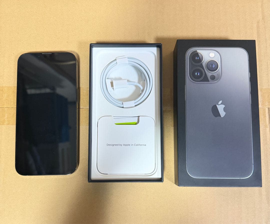 【美品】iPhone 13 Pro 128GB SIMフリー 73% 制限なし