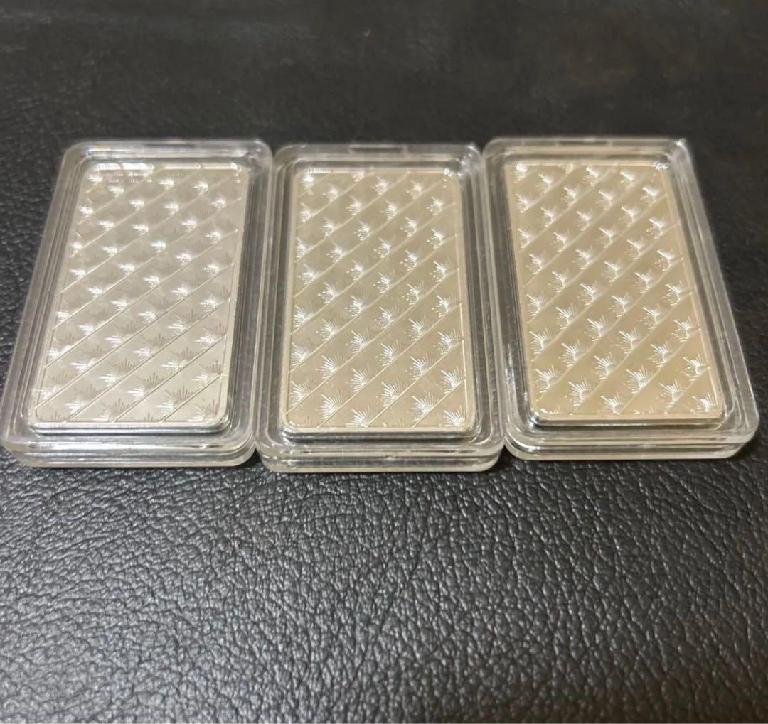 インゴット銀メッキレプリカ