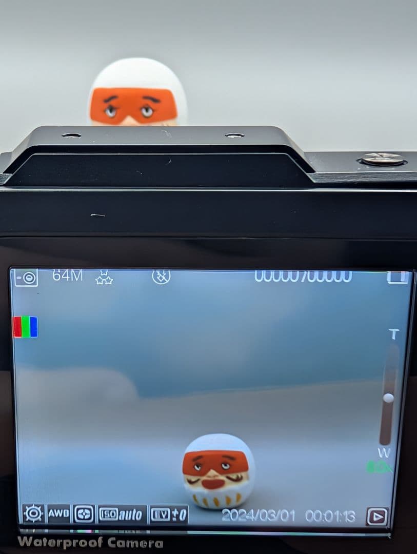 防水デジタルカメラ 4K IP68 Wi-Fi CALSモード 箱付