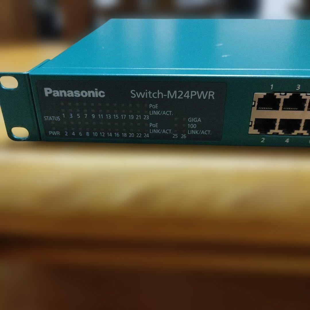 Panasonic Switch-M24PWR 24ポートスイッチングハブ