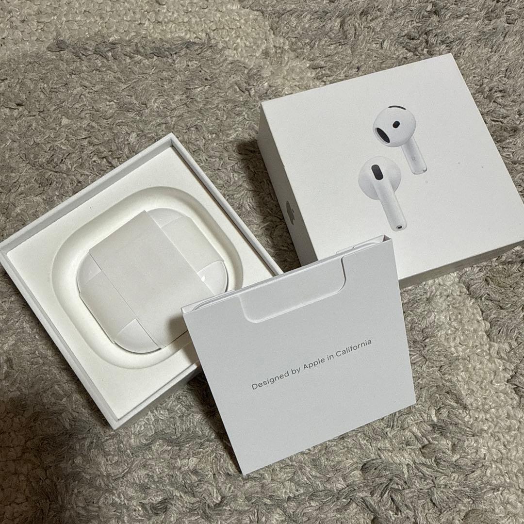AirPods 第4世代 正規品 ほぼ未使用 箱・説明書あり