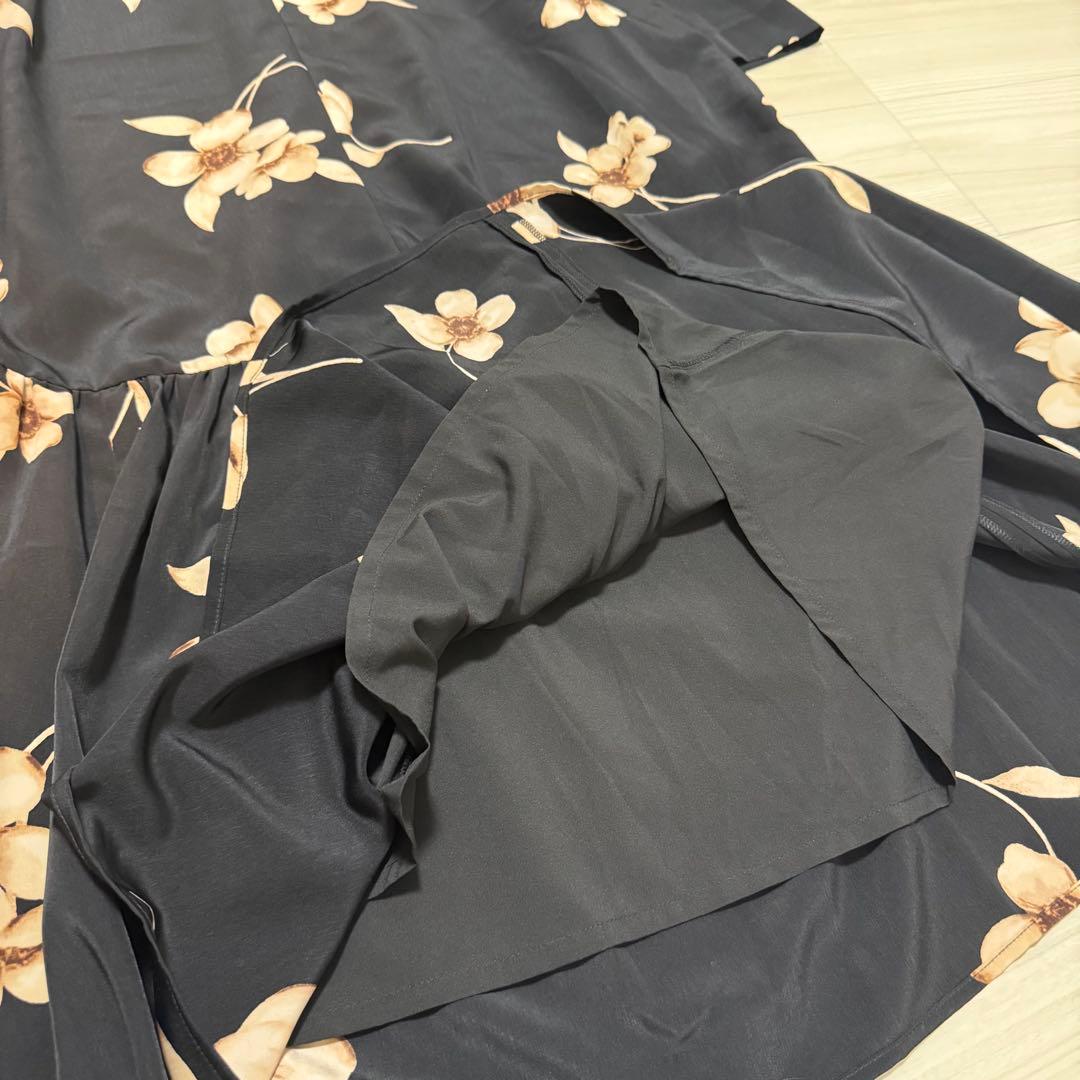 【極美品】CLANE W FACE GATHER SWITCH ONEPIECE