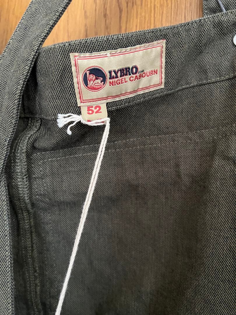 新品未使用 ナイジェルケーボン ライブロダンガリーコットンブロークンツイル