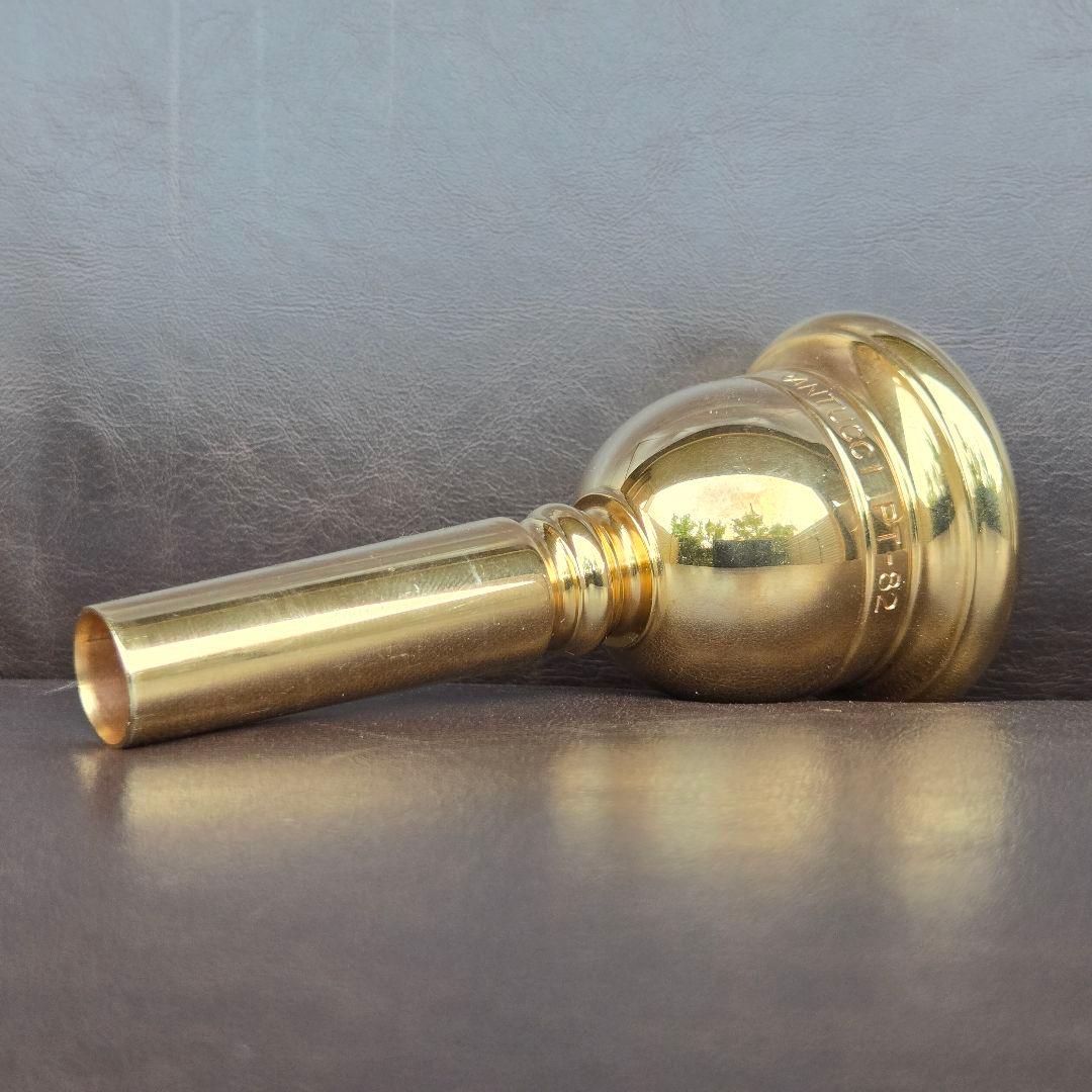 ペラントゥッチ チューバ マウスピース PT-82 金メッキ 美品