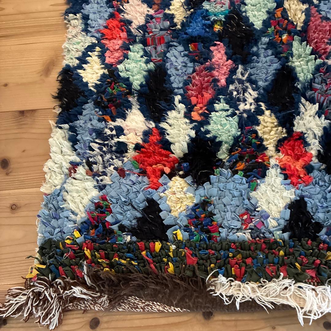 モロッコ絨毯　85cm×180cm ボシャルウェット