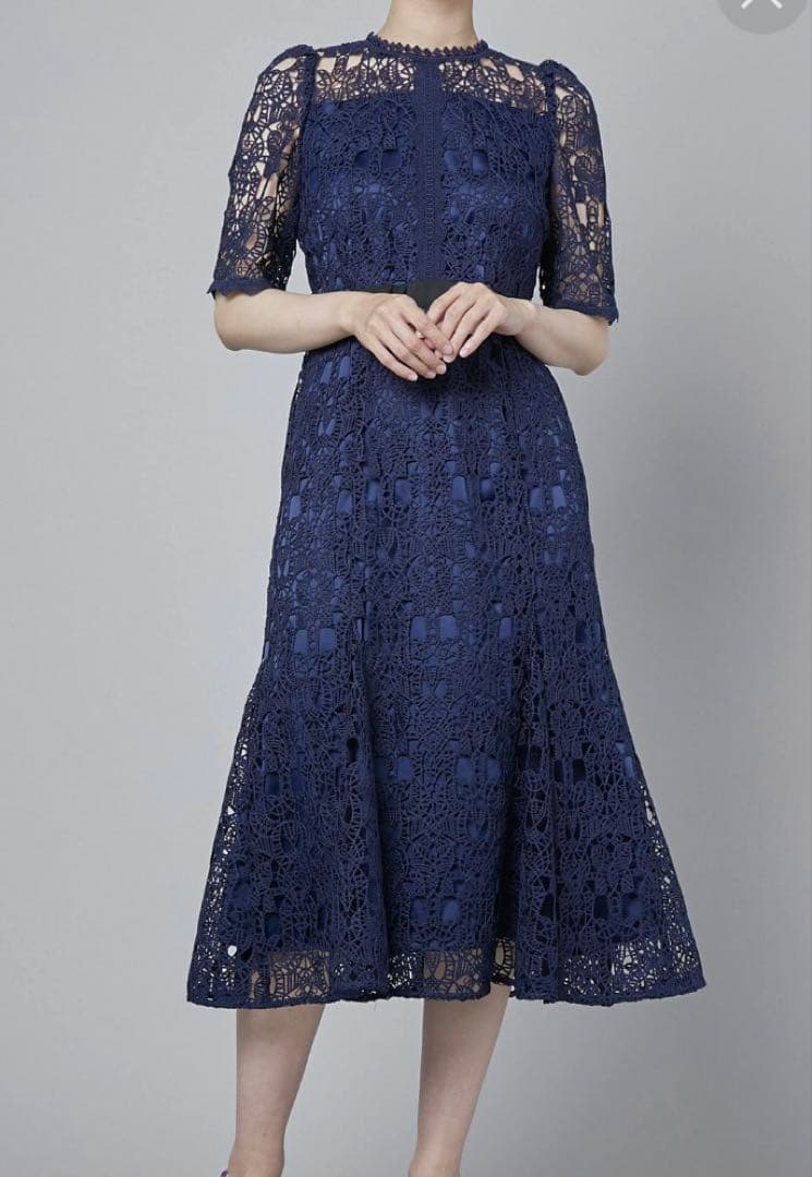 美品CELFORDセルフォードレースマーメイドワンピース佳子様佳子さま石原さとみ