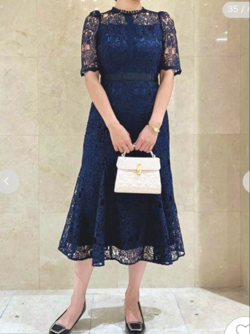 美品CELFORDセルフォードレースマーメイドワンピース佳子様佳子さま石原さとみ