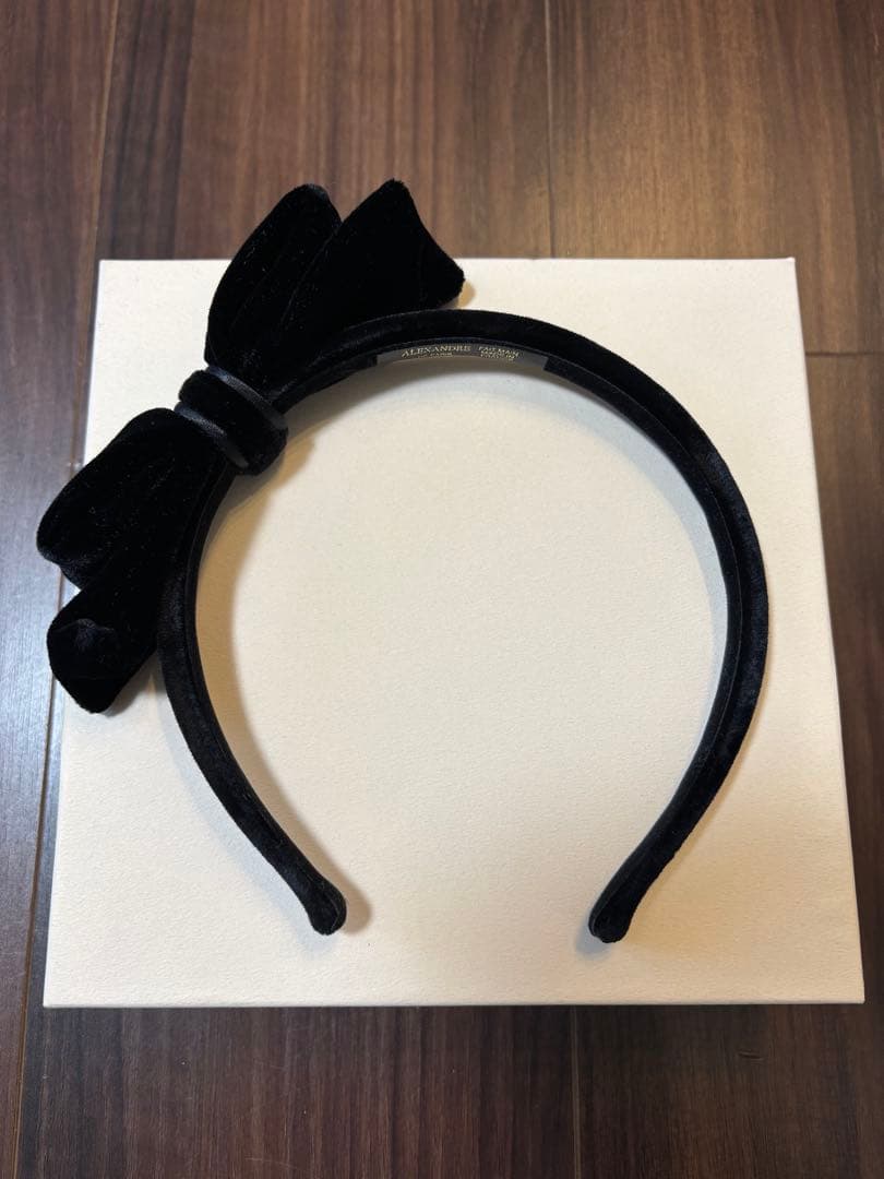アレクサンドルドゥパリ　カチューチャ　ベロア　ブラック