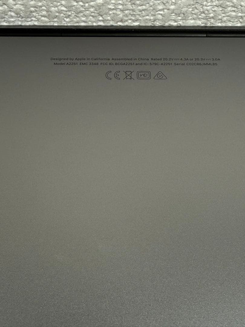 MacBook本体 Apple MacBook Pro 13 2020 i7/16GB/1000Gb