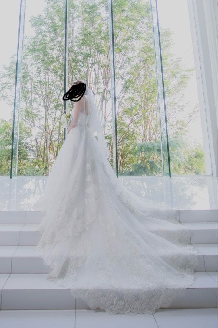 桂由美Aラインウェディングドレス