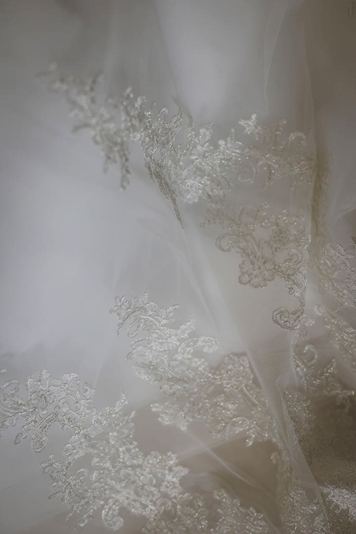 桂由美Aラインウェディングドレス