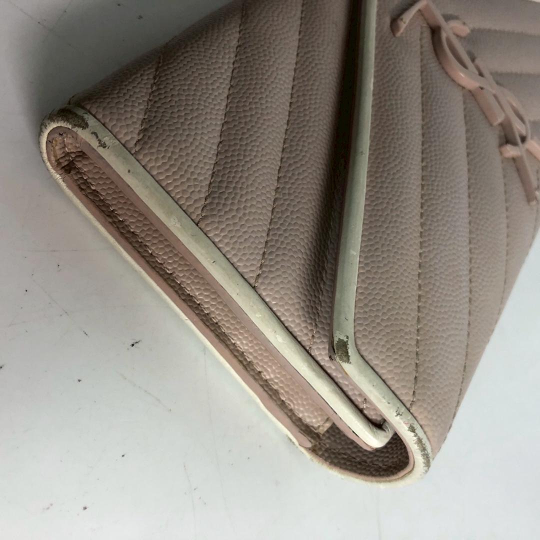 Saint Laurent サンローラン キルティング 長財布 レディース
