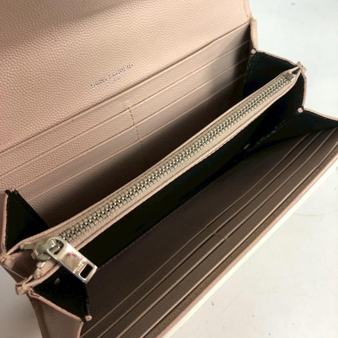 Saint Laurent サンローラン キルティング 長財布 レディース