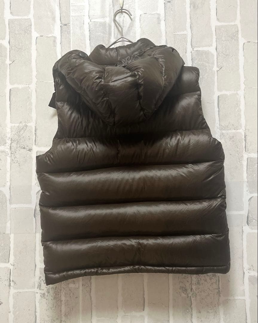 BEAMS PERTEX QUANTUM ダウンベスト 短丈 M ダブルジップ